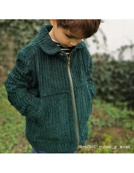 Padrão de parka, casaco e jaqueta mista Sam Kids - Ikatee