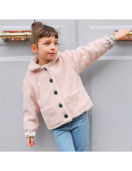Padrão de parka, casaco e jaqueta mista Sam Kids - Ikatee