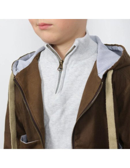 Padrão de parka, casaco e jaqueta mista Sam Kids - Ikatee