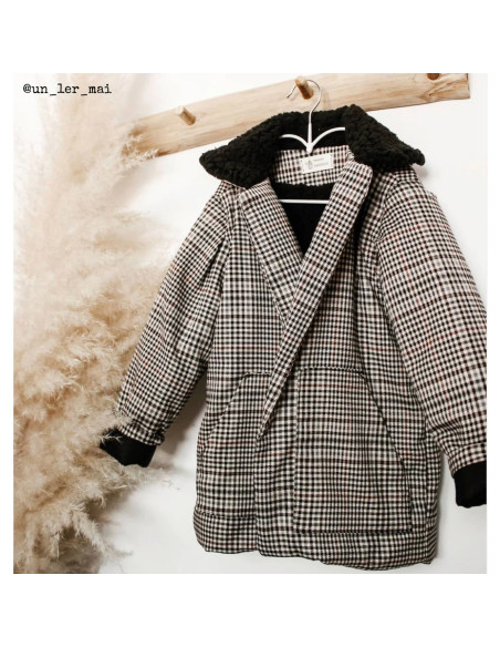 Padrão de parka, casaco e jaqueta mista Sam Kids - Ikatee