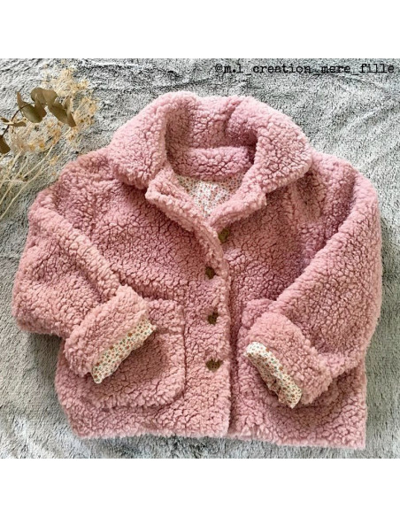 Padrão de parka, casaco e jaqueta mista Sam Kids - Ikatee