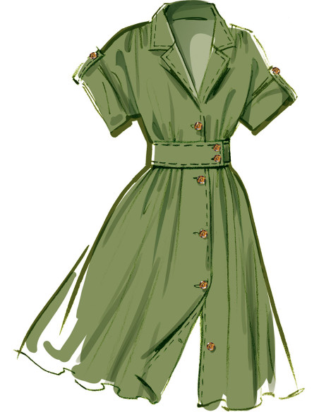 Molde de vestido - McCall's 8556