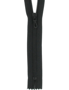 Fecho de correr de nylon - Preto