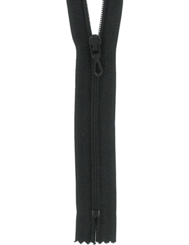 Fecho de correr de nylon - Preto