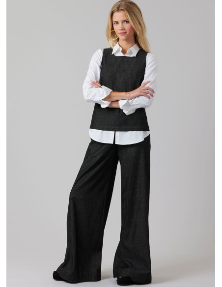 Molde de blusa e vestido - McCall's 8562