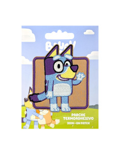 Emblema bordado Bluey - Olá