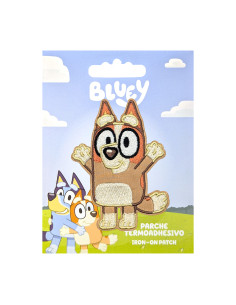 Emblema bordado Bluey - Bingo feliz
