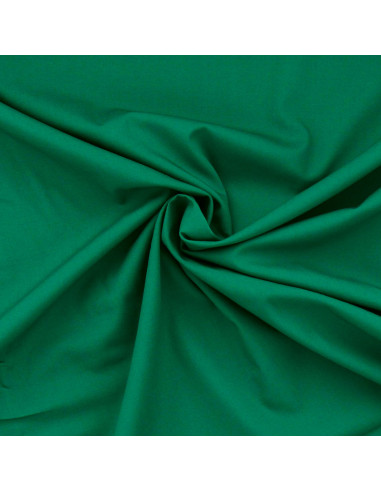 Tecido popeline de algodão stretch - Verde