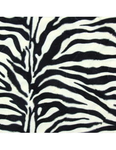 Tecido efeito pele de animal - Zebra