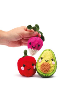 Kit de crochê amigurumi - Meus legumes 2