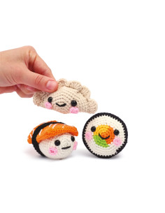 Kit de crochê amigurumi - Meus sushis 2