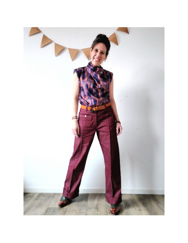 Tecido jeans Denim stretch - Caqui