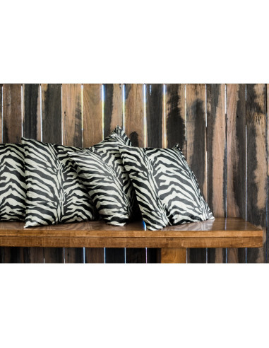 Tecido efeito pele de animal - Zebra