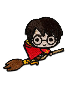 Emblema termocolante Harry Potter - Harry na sua vassoura