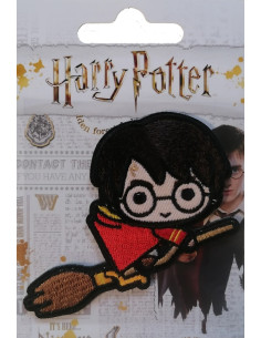 Emblema termocolante Harry Potter - Harry na sua vassoura 2