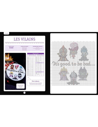 Livre point de croix Disney