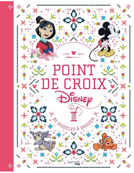 Livro de ponto cruz Disney