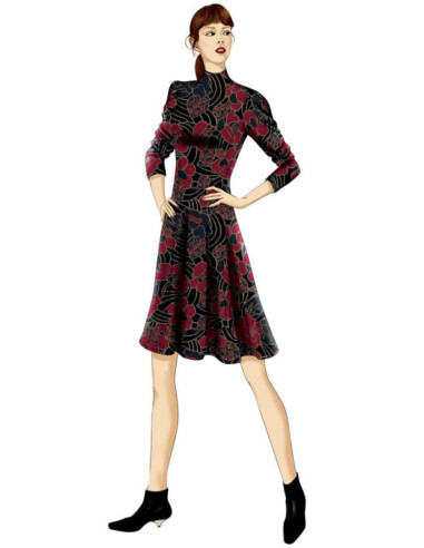 Molde de vestido - Vogue 9264