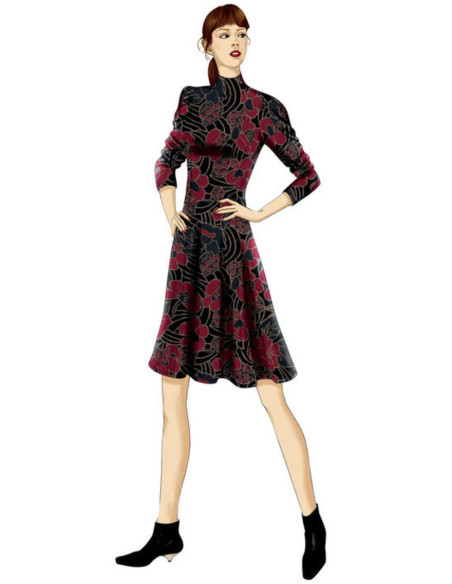 Molde de vestido - Vogue 9264