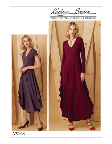 Molde de vestido - Vogue 9268