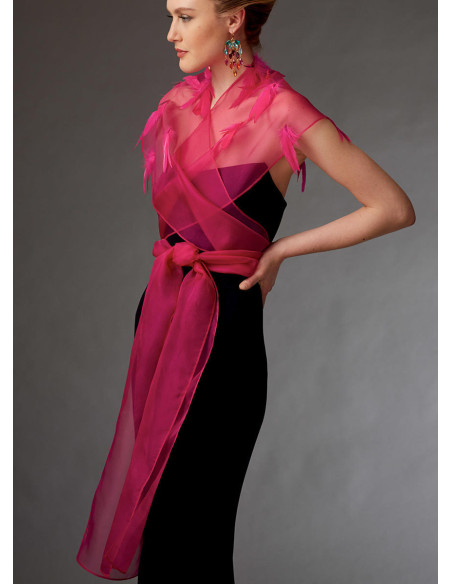 Padrão de boleros e mini capa - Vogue 9276