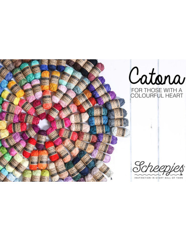 Conjunto de 109 mini novelos Scheepjes Catona Colour Pack
