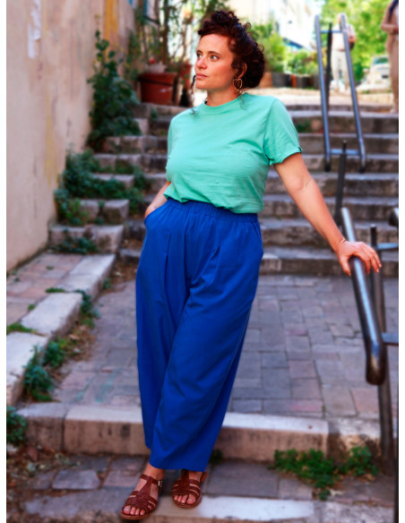 Molde de calça, wide leg ou barrel Inti - Marmaï Patterns