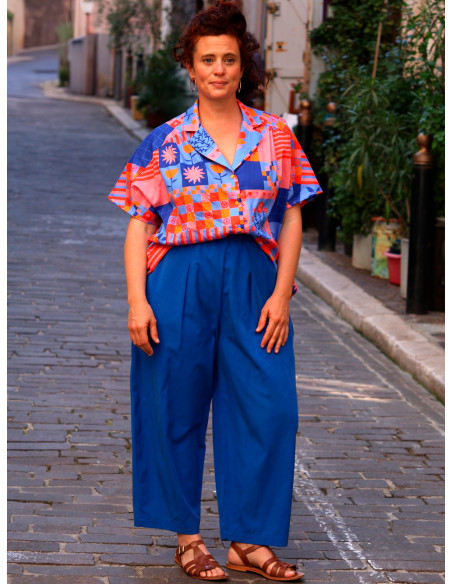 Molde de calça, wide leg ou barrel Inti - Marmaï Patterns