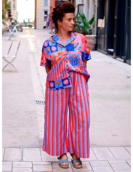 Molde de calça, wide leg ou barrel Inti - Marmaï Patterns