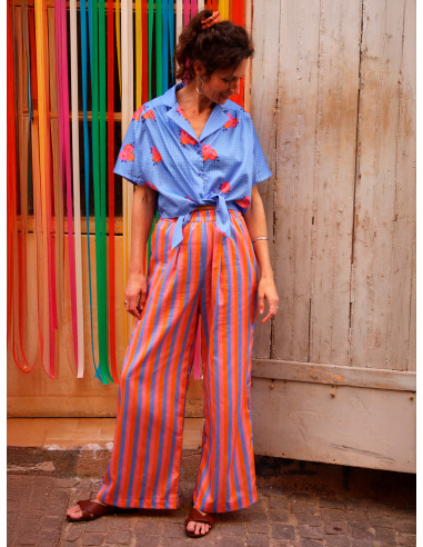 Molde de calça, wide leg ou barrel Inti - Marmaï Patterns