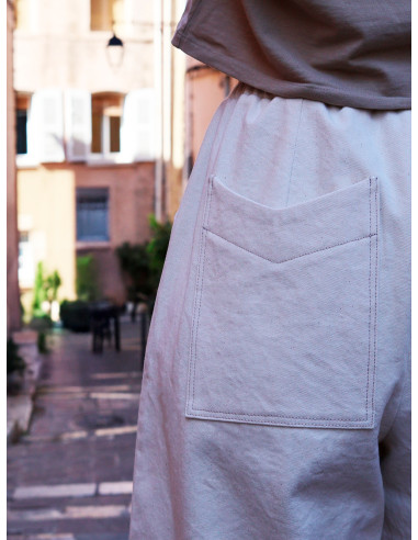 Molde de calça, wide leg ou barrel Inti - Marmaï Patterns