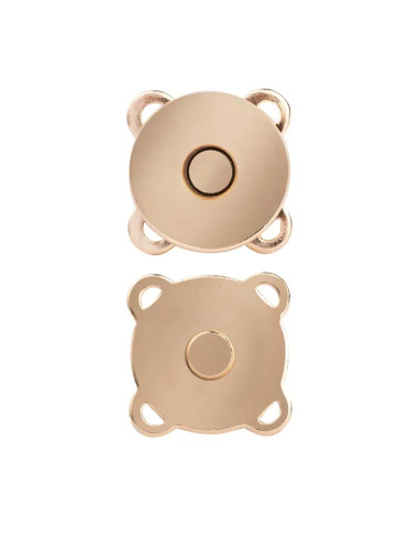Botões de pressão magnéticos 19 mm para costurar - Ouro