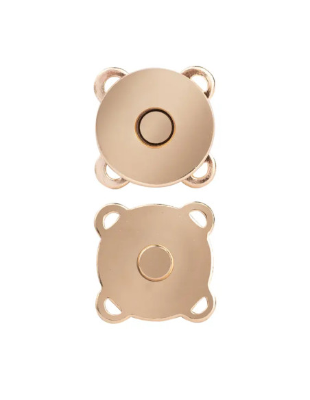Botões de pressão magnéticos 19 mm para costurar - Ouro