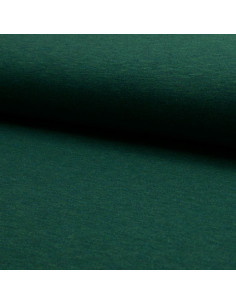 Tecido de moletom misto - Verde esmeralda
