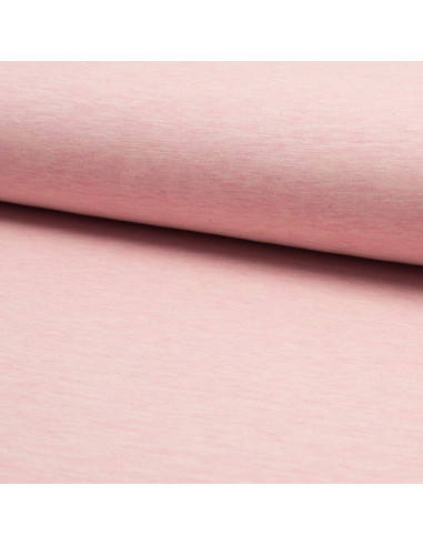 Tecido de moletom misto - Rosa