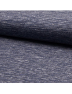 Tecido de moletom misto - Azul jeans