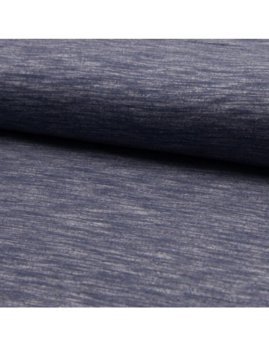Tecido de moletom misto - Azul jeans