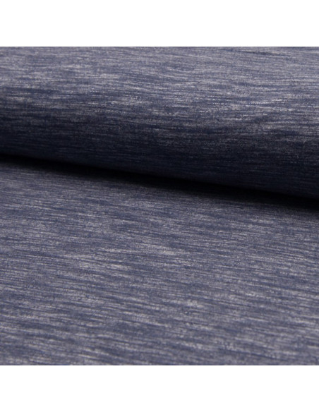 Tecido de moletom misto - Azul jeans