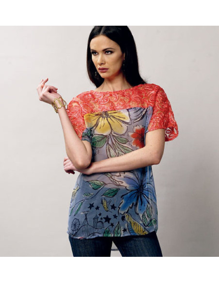 Molde de blusa - Vogue 8877