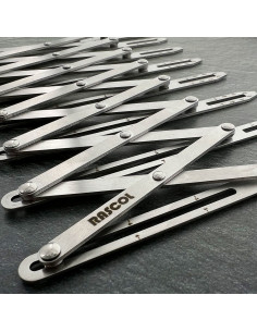 Régua de medição para casas de botão de metal premium Rascol
