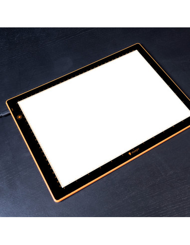 Tablet de luz A4 Daylight Wafer 1 Light Pad