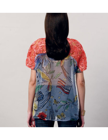 Molde de blusa - Vogue 8877