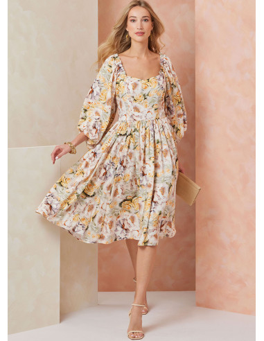 Molde de vestido - Vogue 2109