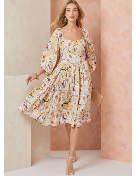 Molde de vestido - Vogue 2109