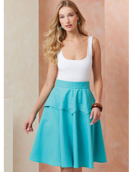 Molde de saia - Vogue 2116