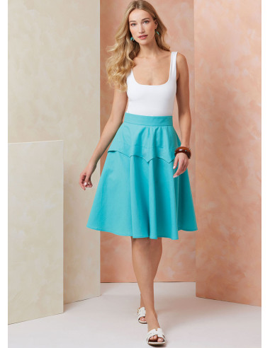 Molde de saia - Vogue 2116