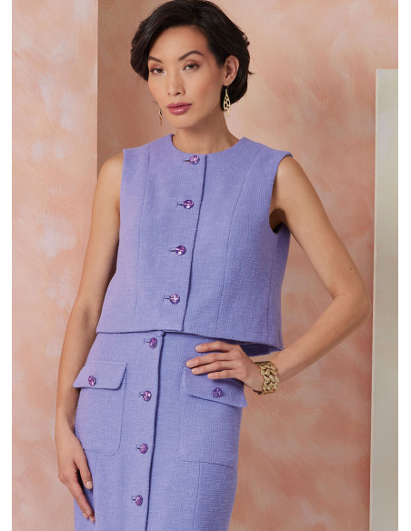 Padrão de top - Vogue 2118
