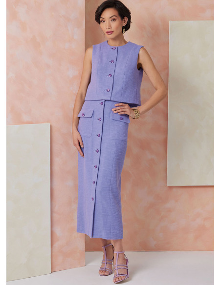 Padrão de top - Vogue 2118