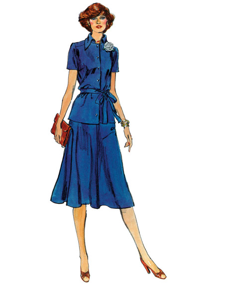 Padrão vintage - Vogue 2122