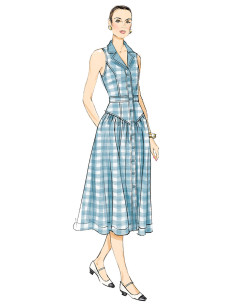 Molde de vestido - Butterick 7037 2